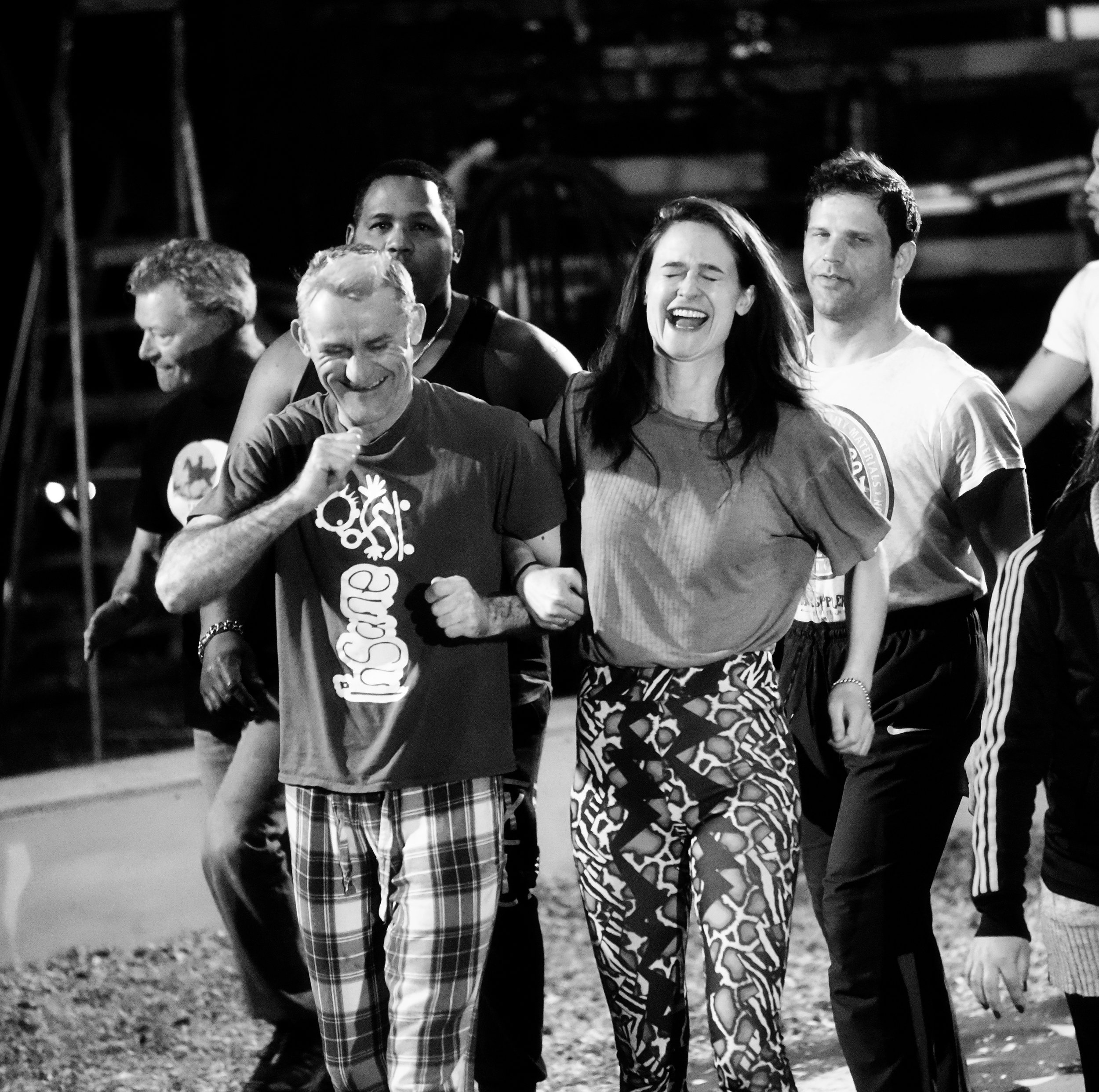 Tweedy and Nancy in rehearsals (c) Andrew Rees 2018